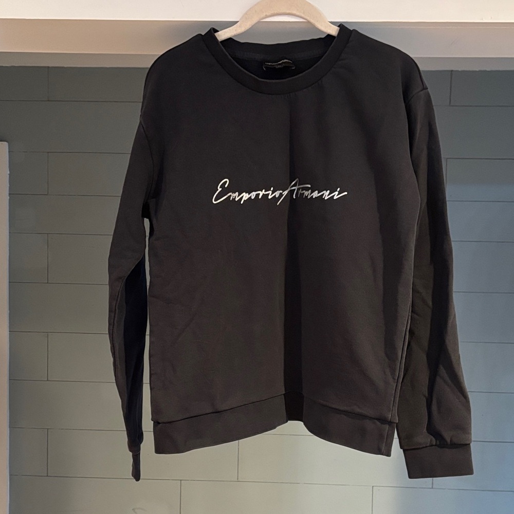 Emporio‎ Armani Classic Black Crewneck